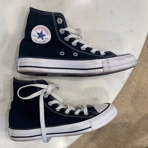 Converse Black and White High-Top Sneakers